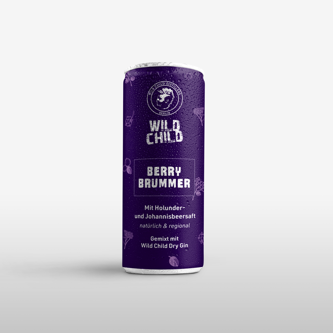 Wild Child Berry Brummer – 10,1 % | Fruchtiger Gin-Mix aus der Uckermark