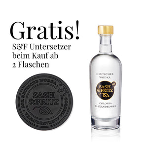 Sash & Fritz - Deutscher Wodka 100ml mit BlackBox
