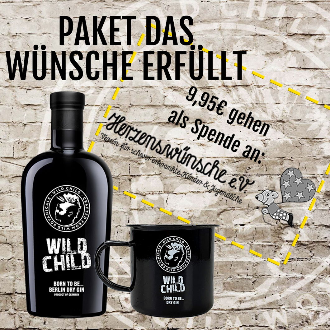 WILD CHILD - PAKET DAS WÜNSCHE ERFÜLLT - GIN + G&T TASSE
